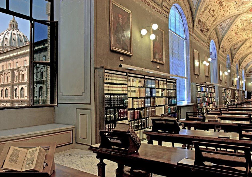 ©Biblioteca Apostolicabr Vaticanaバチカン図書館における歴史的手書き文献のデジタルアーカイブ事業に参画